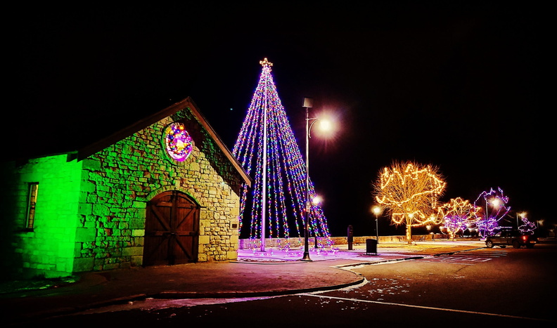 st feriole island christmas lights winter