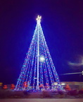 winter christmas roundabout