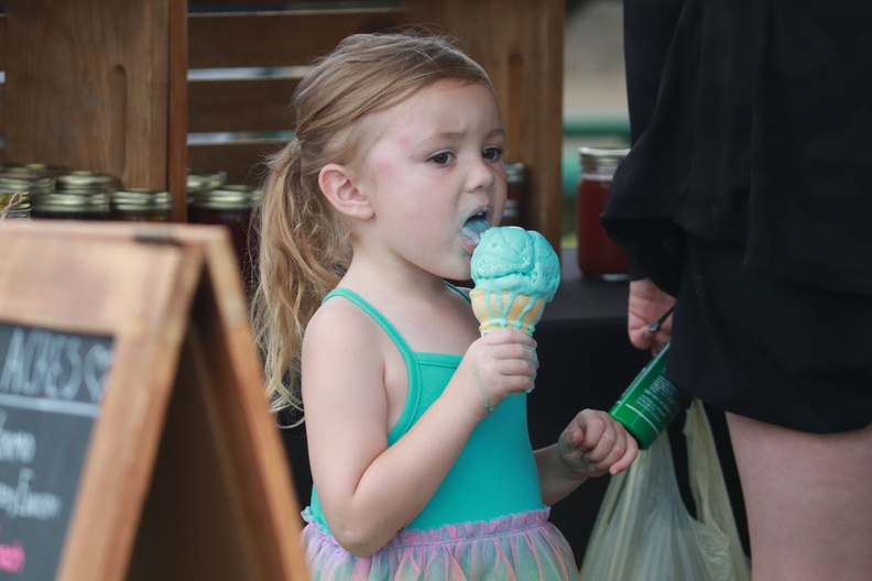 ice cream summer farmers market kid kids child people