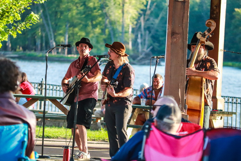 music people park concert island summer